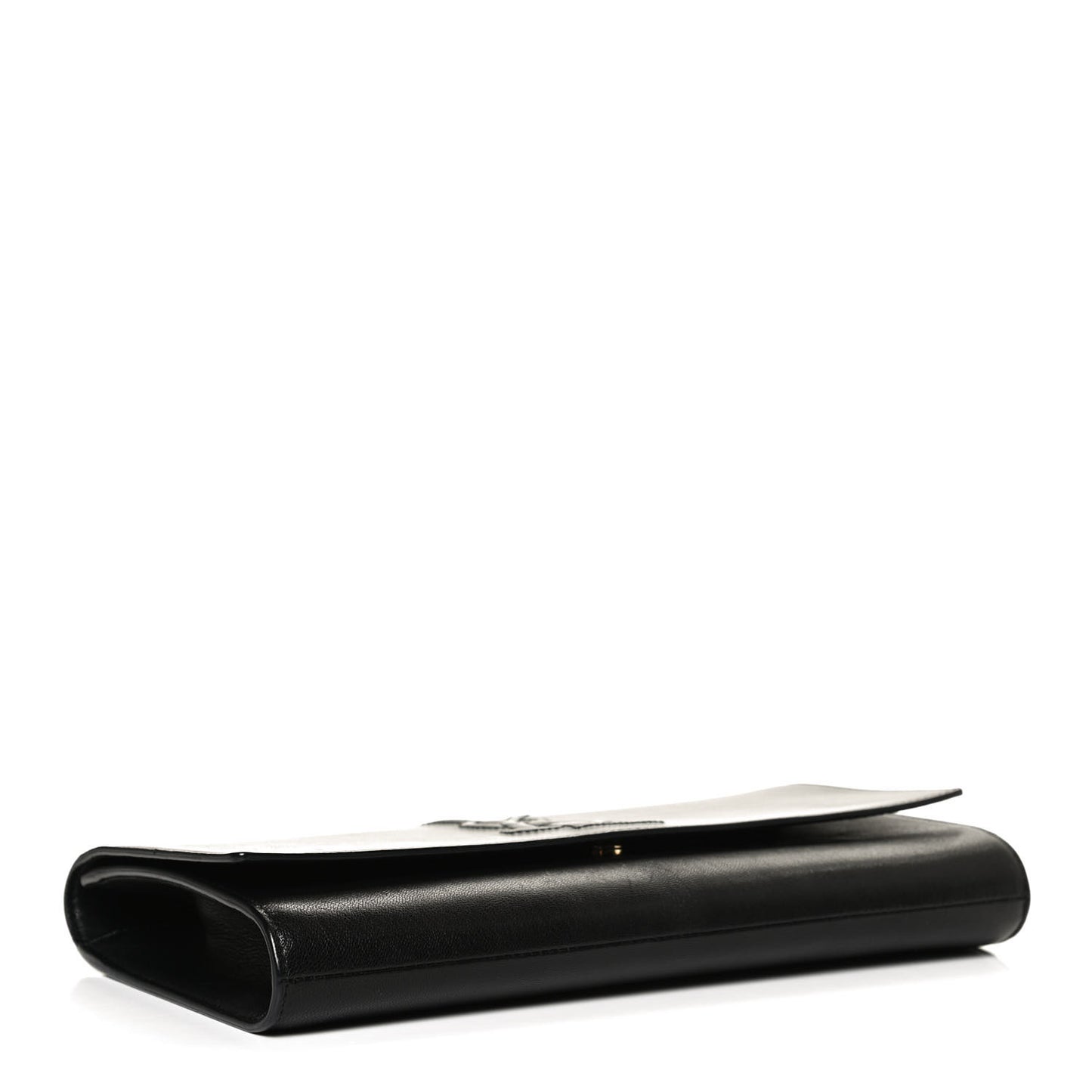 Calfskin Monogram Large Belle De Jour Clutch Black