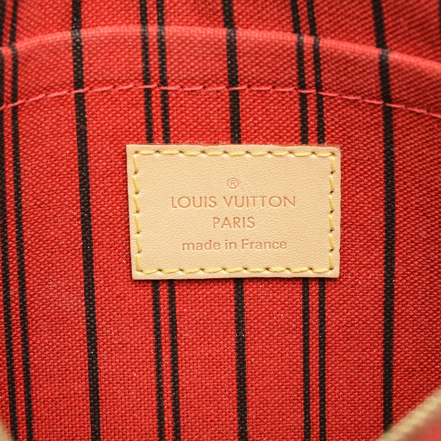 Louis Vuitton Monogram Neverfull MM GM Pochette Cherry 6 of 6