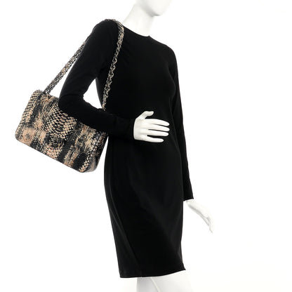 Chanel Python Jumbo Double Flap 2 of 10