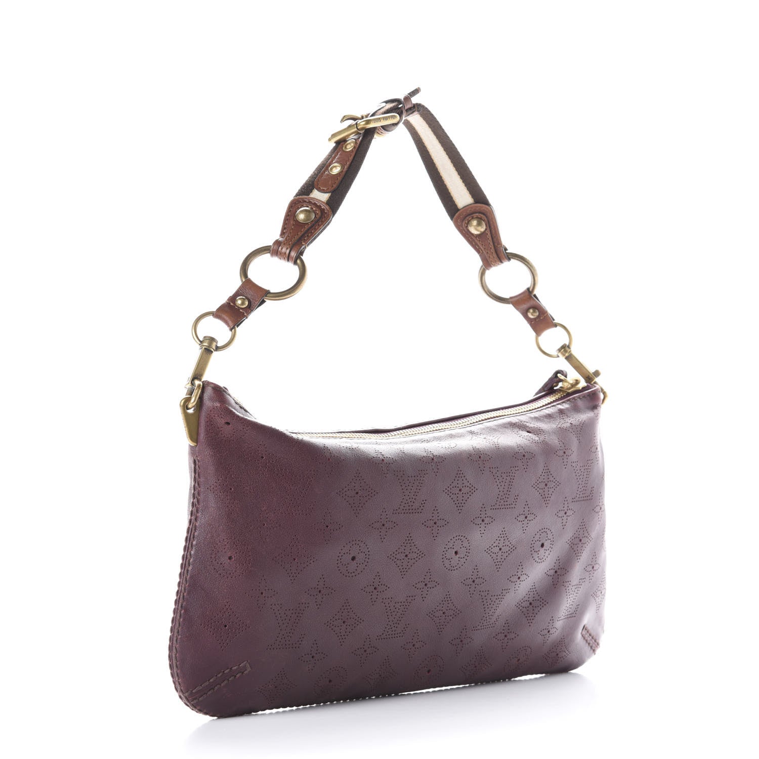 Louis Vuitton Mahina Onatah Pochette Aubergine 3 of 12