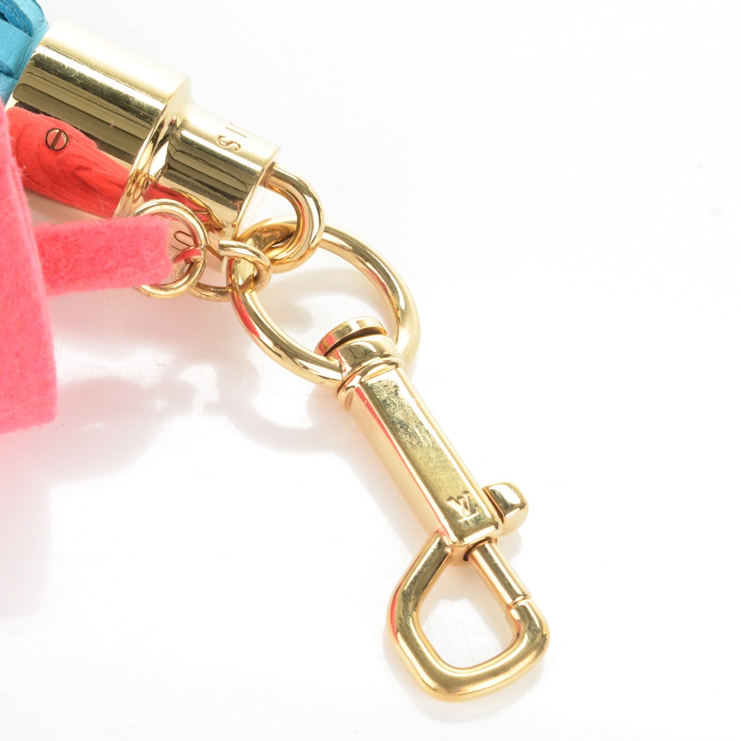 Louis Vuitton Rainbow Bag Charm Tassel Blue 3 of 3