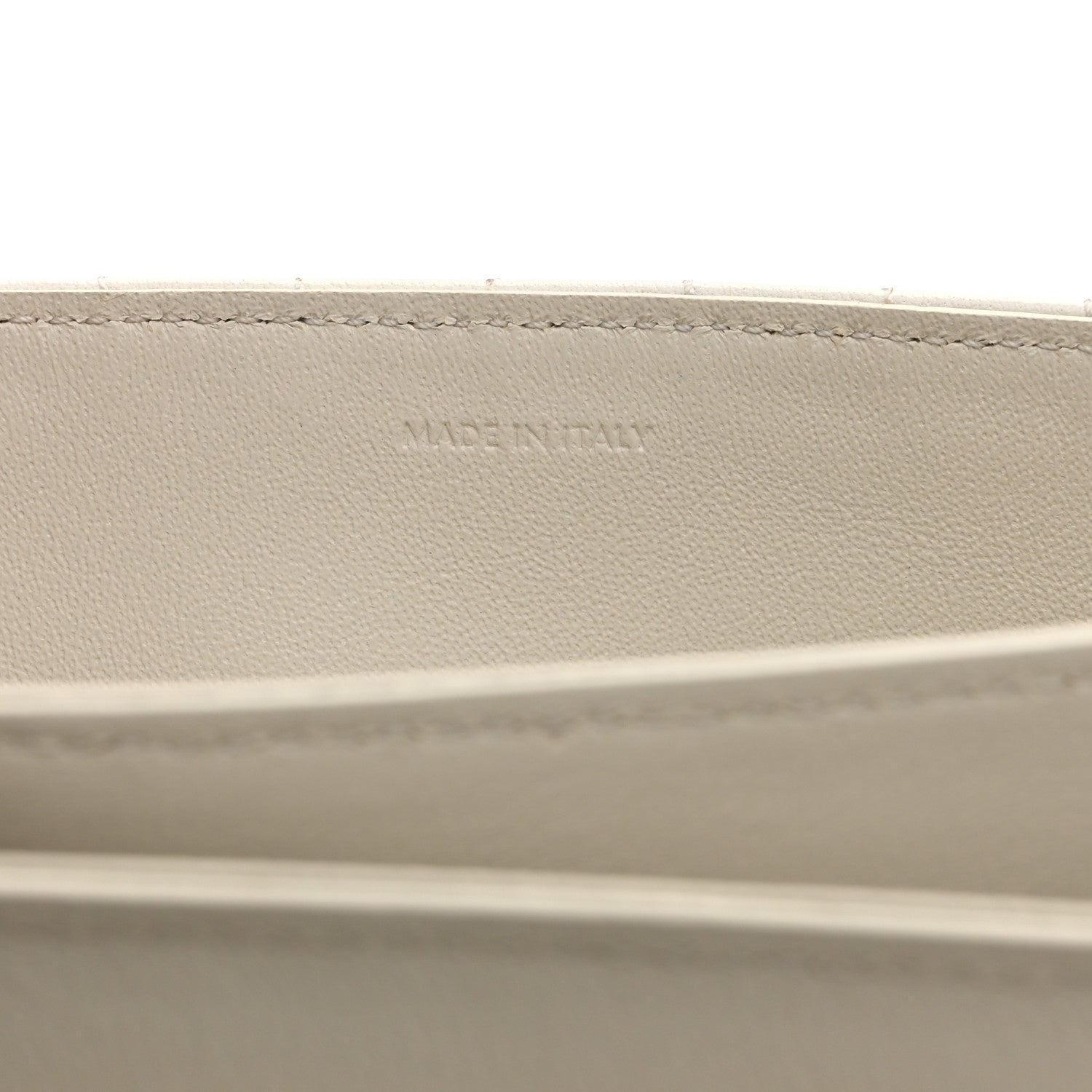 Celine Calfskin Quilted Medium C Bag Black White 7 of 11