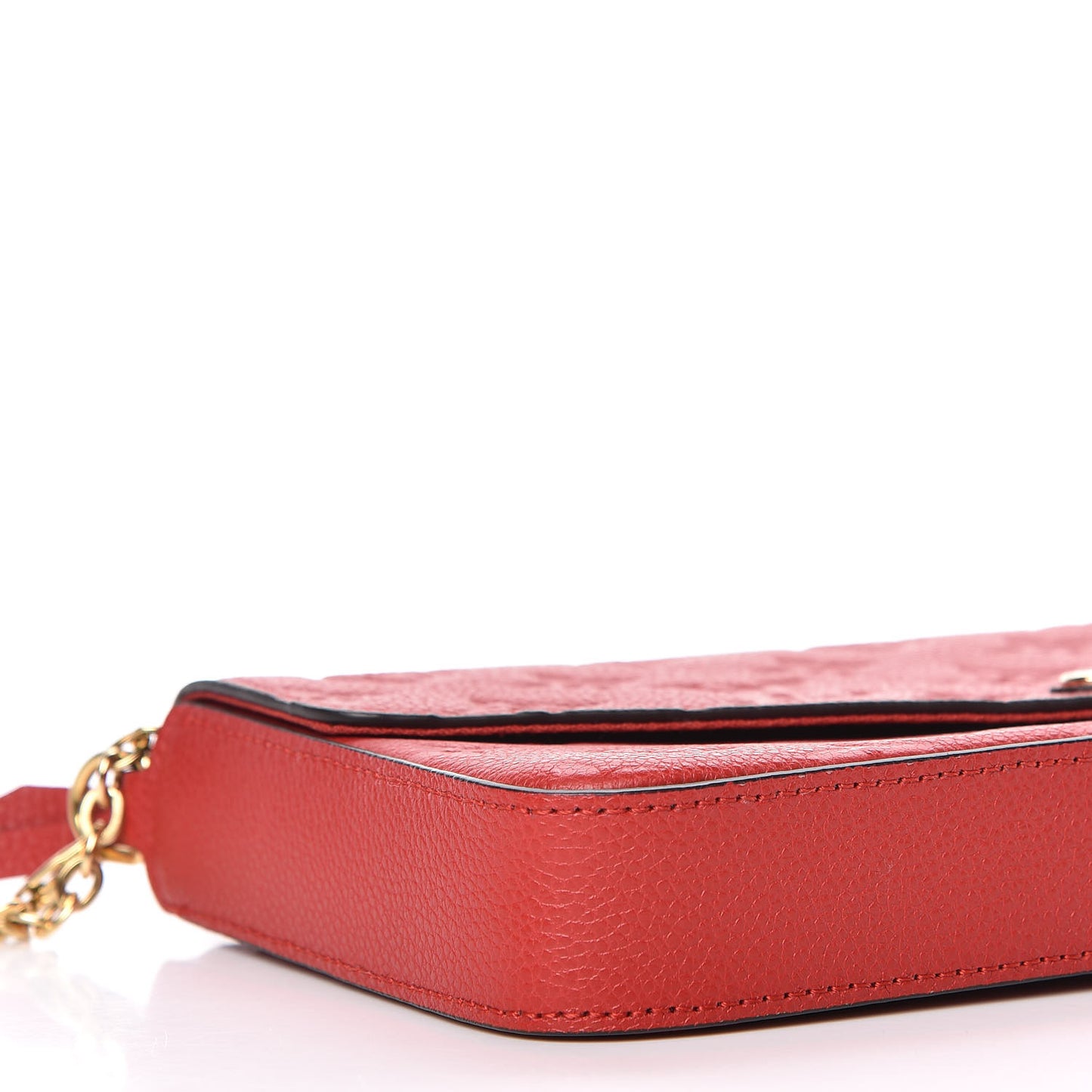 Empreinte Pochette Felicie Chain Wallet Cherry