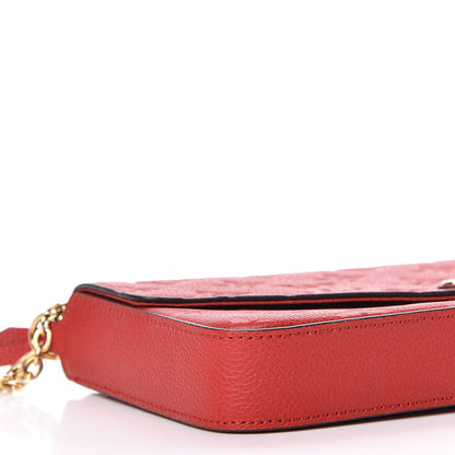 Louis Vuitton Empreinte Pochette Felicie Chain Wallet Cherry 6 of 13