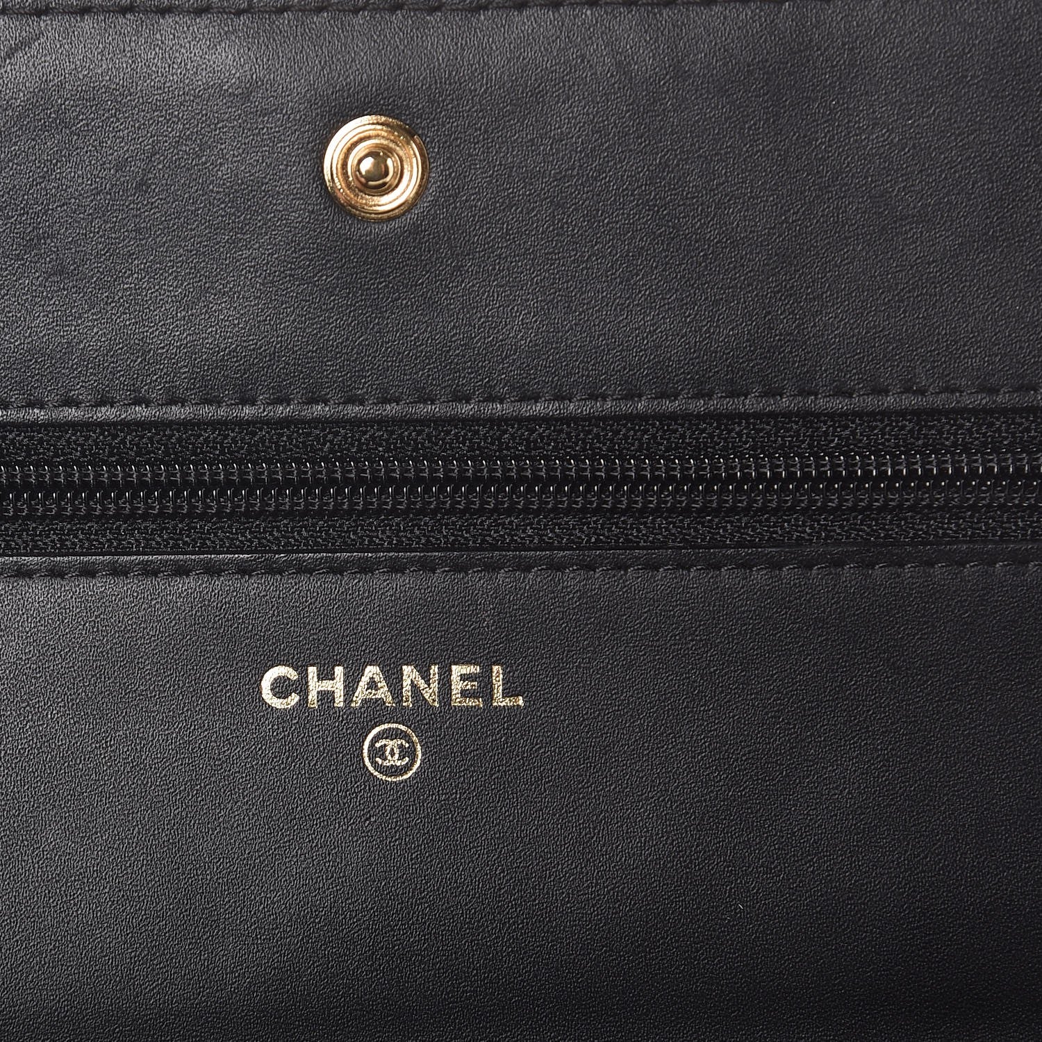 Chanel Caviar Quilted Boy Wallet On Chain WOC Black 6 of 8