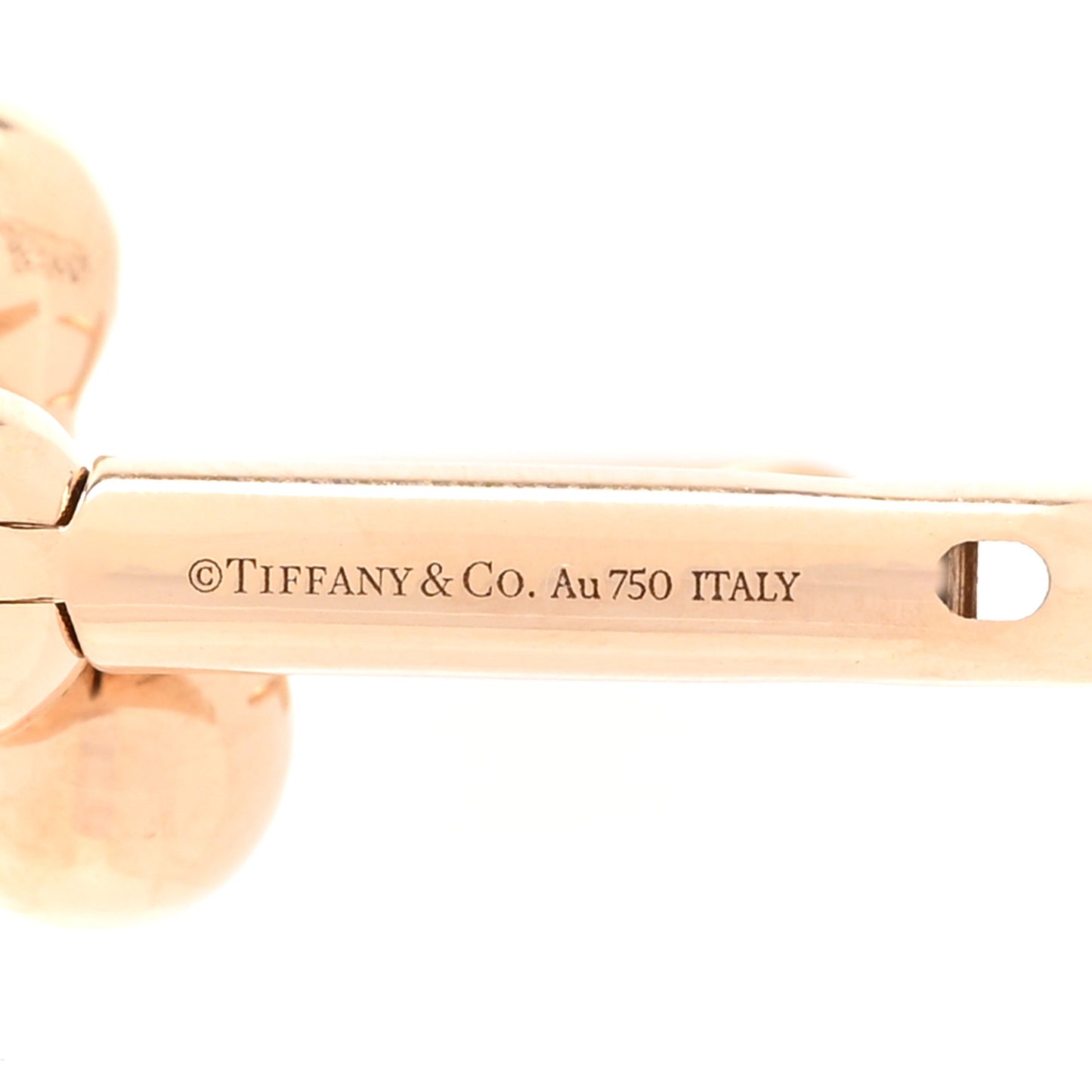 18K Rose Gold Large HardWear Link Earrings