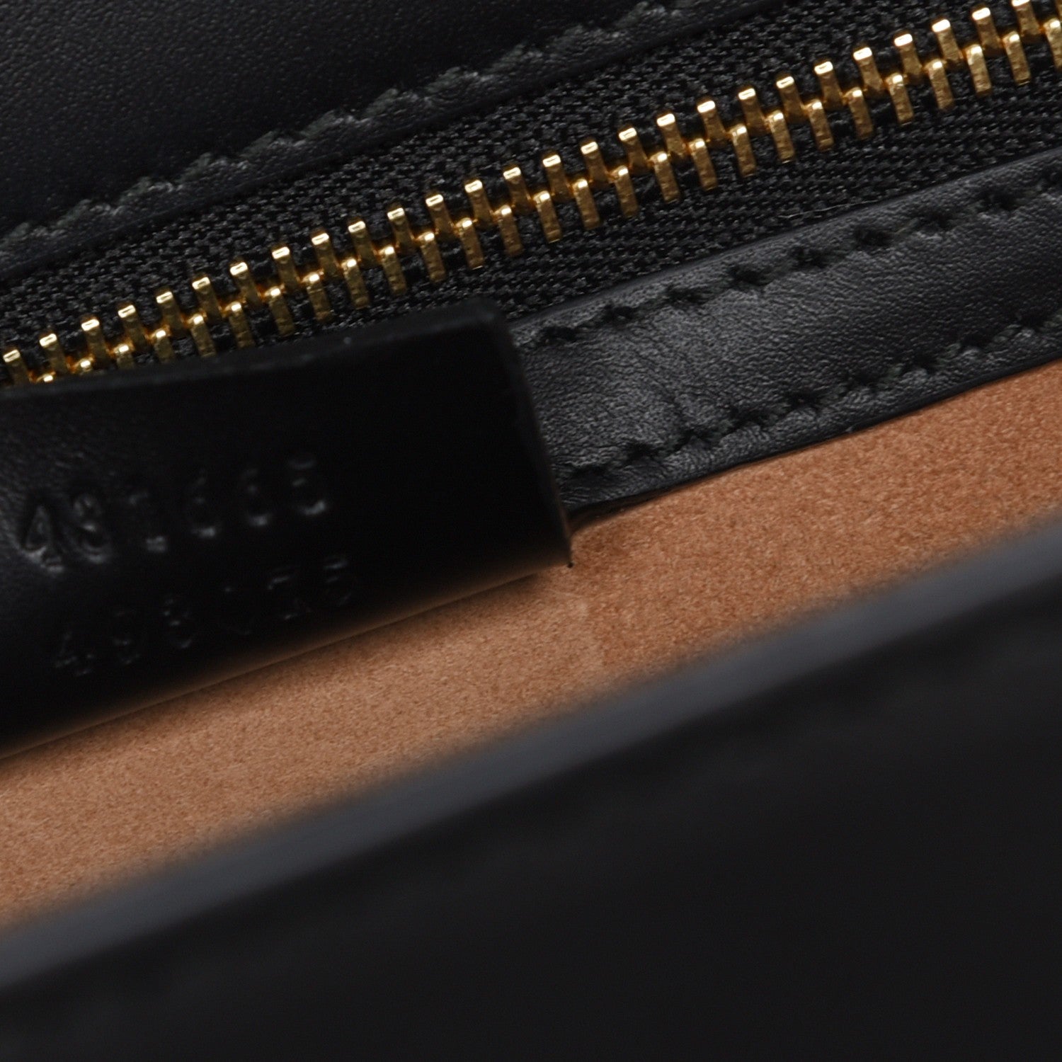 Gucci Calfskin Medium Sylvie Top Handle Bag Black 8 of 8