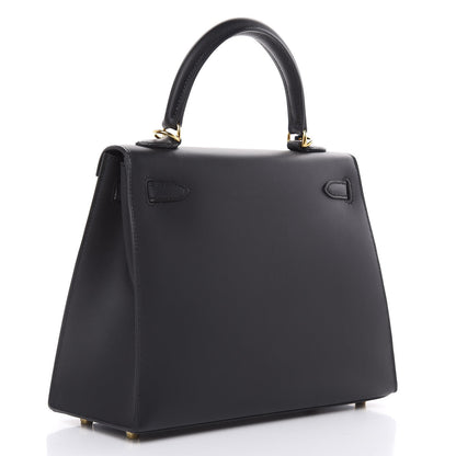 Hermes Sombrero Kelly Sellier 25 Black 4 of 33