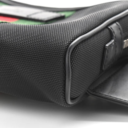 Gucci Canvas Web Slim Belt Bag Black 11 of 12