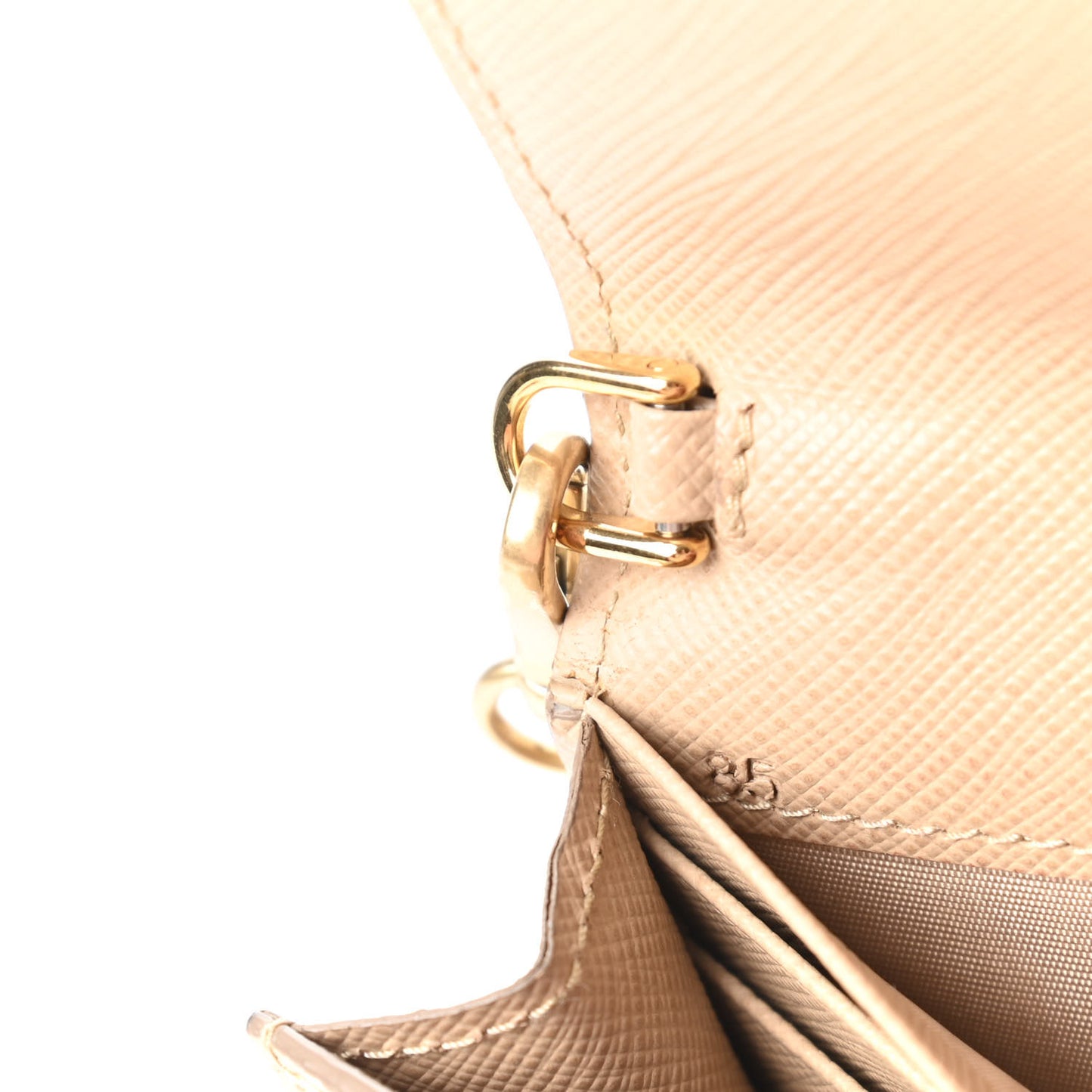 Saffiano Metal Mini Crossbody Bag Cipria