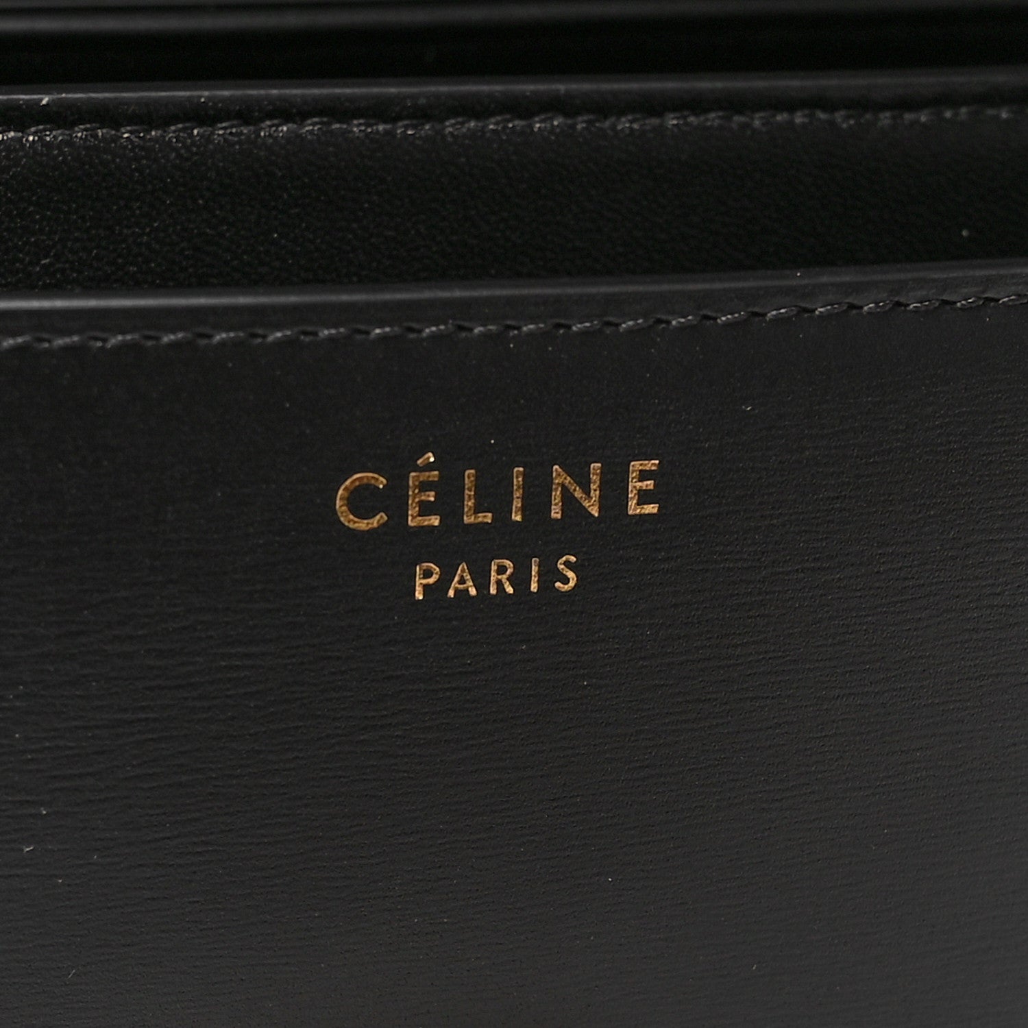 Celine Box Calfskin Medium Classic Box Flap Bag Black 7 of 11