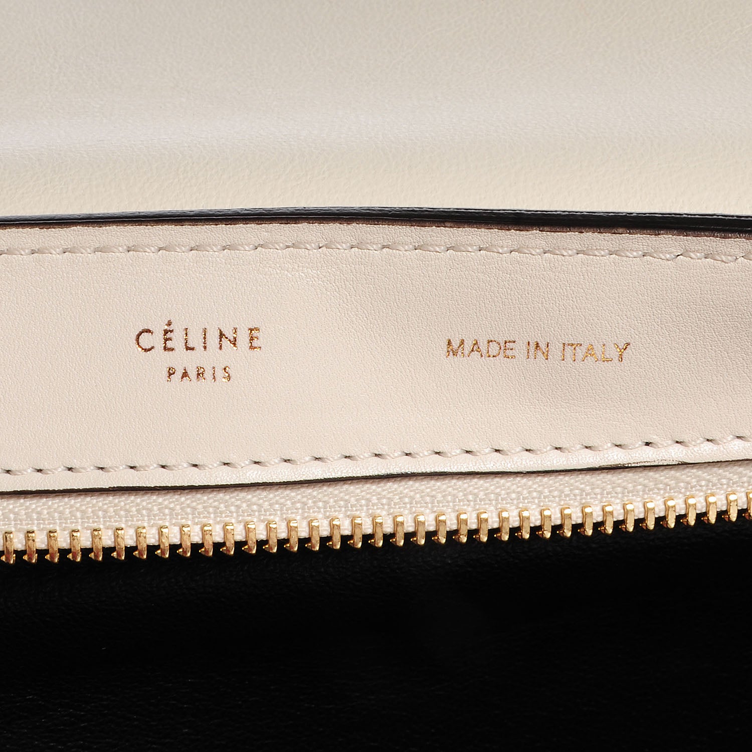 Celine Calfskin Suede Whipsnake Medium Trapeze Black White 7 of 11
