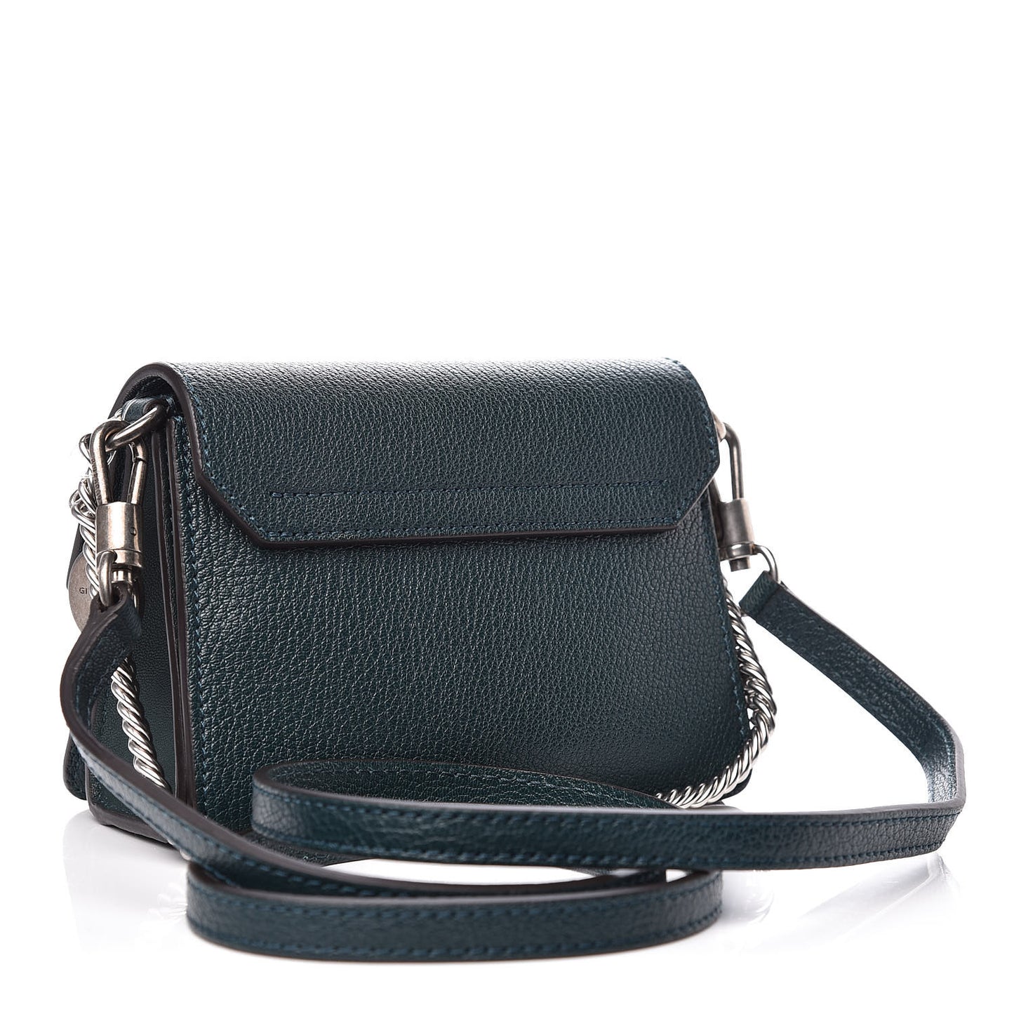 Goatskin Suede Mini GV3 Shoulder Bag Fir Green