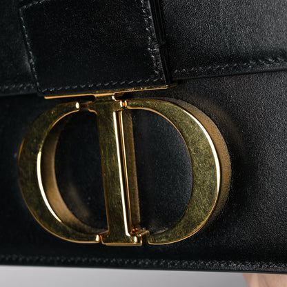 Christian Dior Smooth Calfskin 30 Montaigne Flap Bag Black 15 of 16