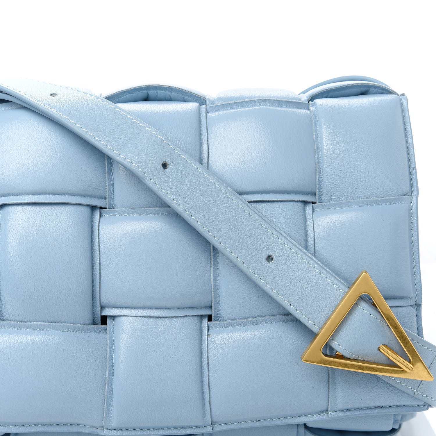 Bottega Veneta Nappa Maxi Intreccio Padded Cassette Crossbody Bag Ice 10 of 10