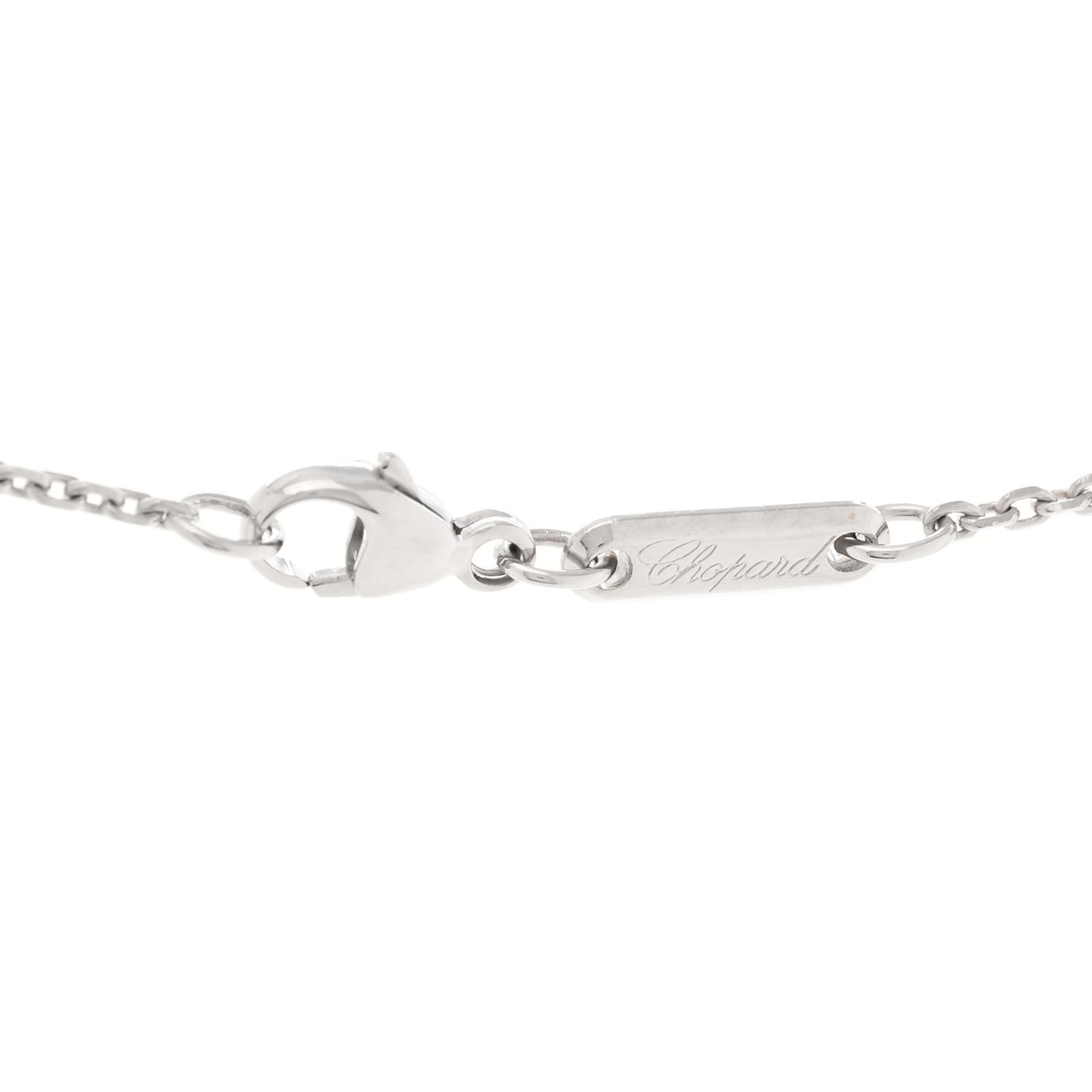 18K White Gold Diamond Good Luck Charms Evil Eye Pendant Necklace
