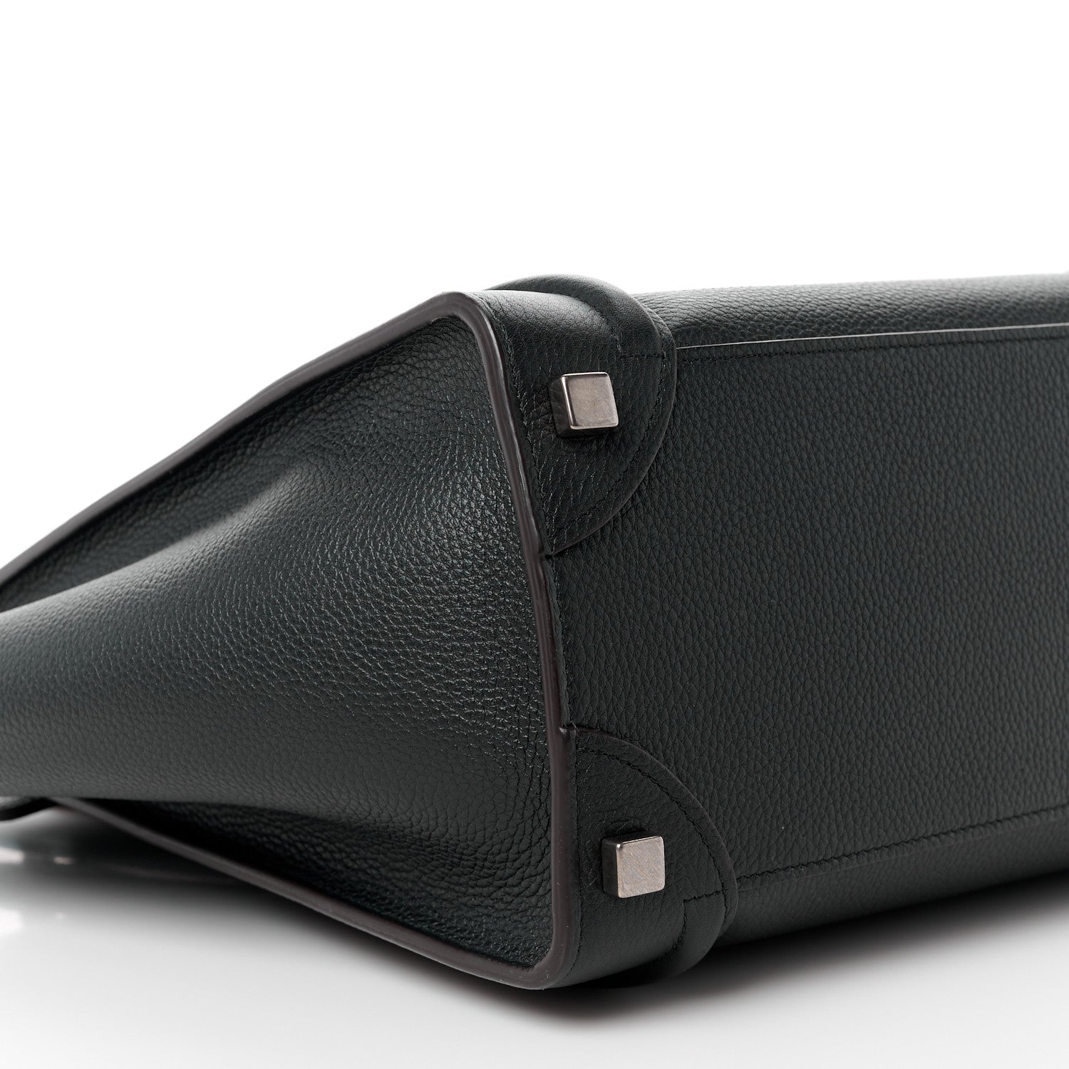 Celine Drummed Calfskin Micro Luggage Black 8 of 11