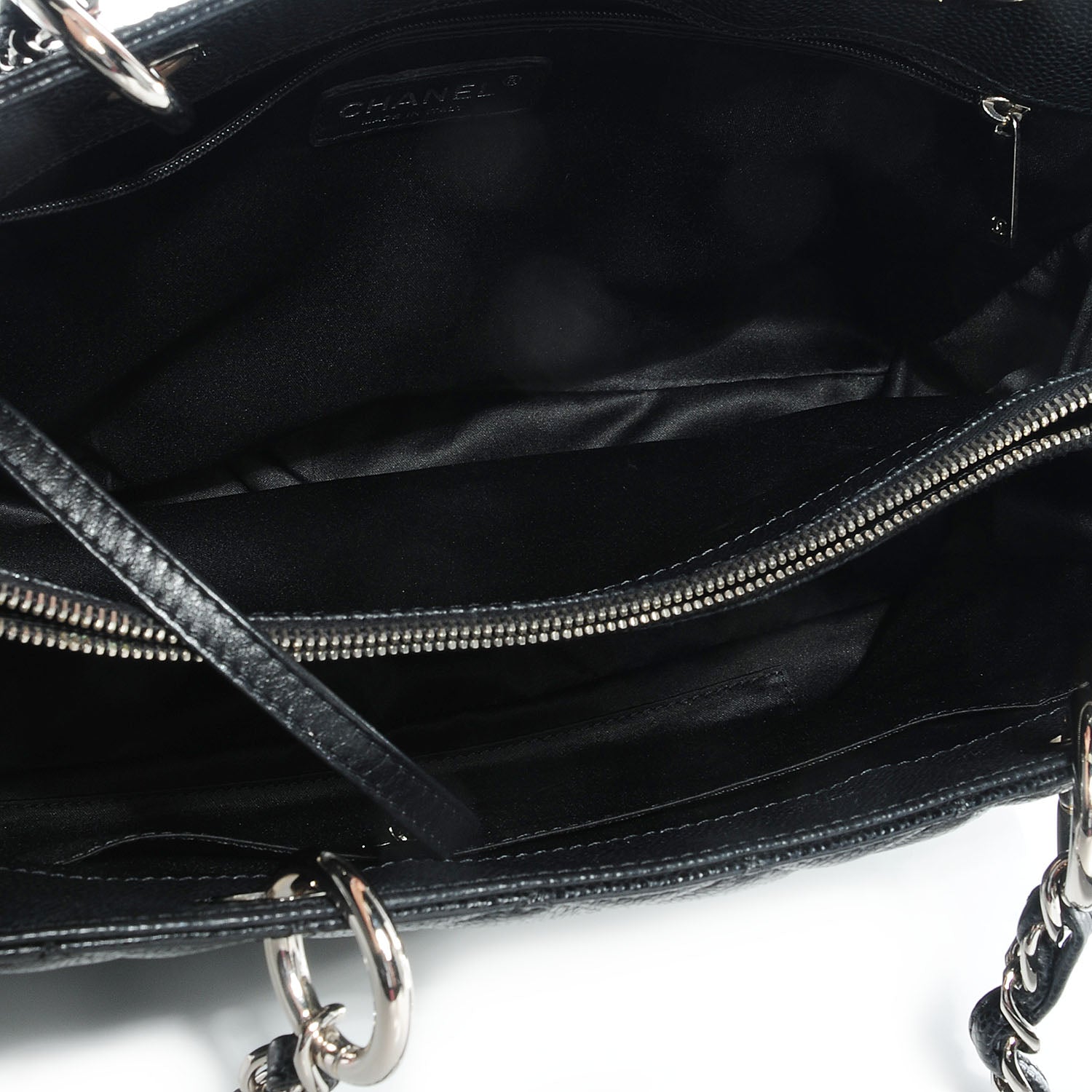 Chanel Caviar Grand Shopping Tote GST Black 4 of 6
