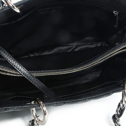 Chanel Caviar Grand Shopping Tote GST Black 4 of 6