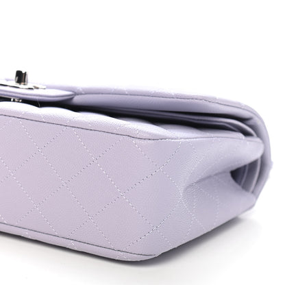 Chanel Caviar Quilted Medium Double Flap Light Purple 9 of 9