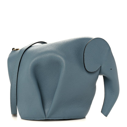 Loewe Calfskin Mini Elephant Crossbody Bag Stone Blue 1 of 9