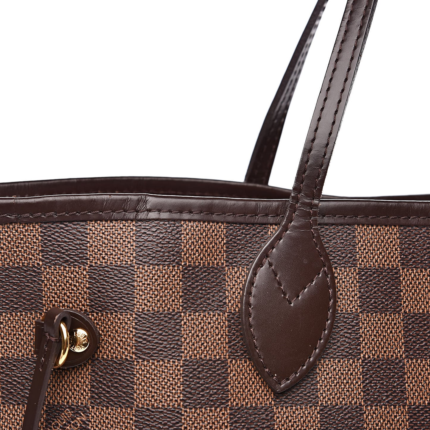 Damier Ebene Neo Neverfull MM Rose Ballerine