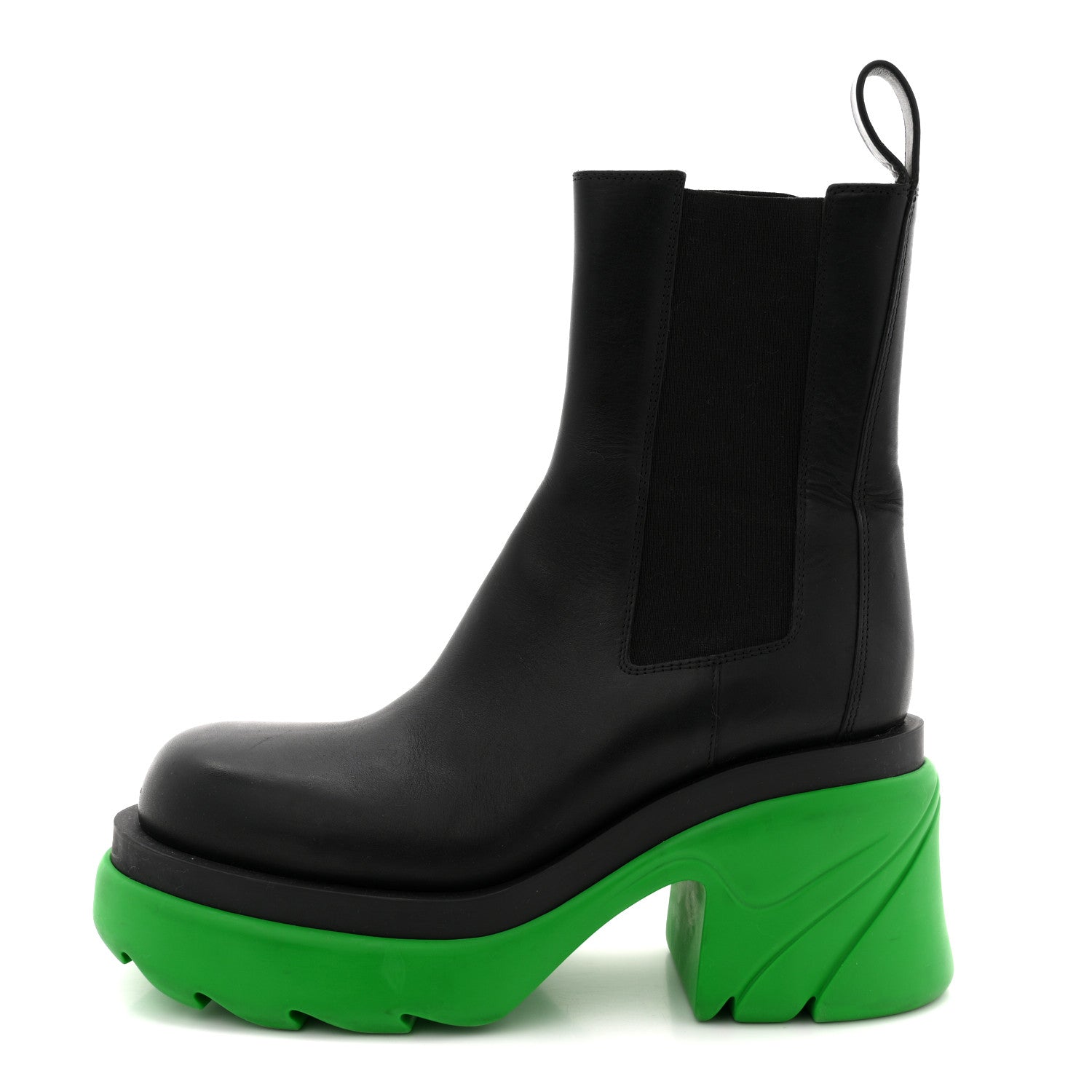Bottega Veneta Calfskin The Flash Chelsea Boots 39 Black Grass 1 of 14