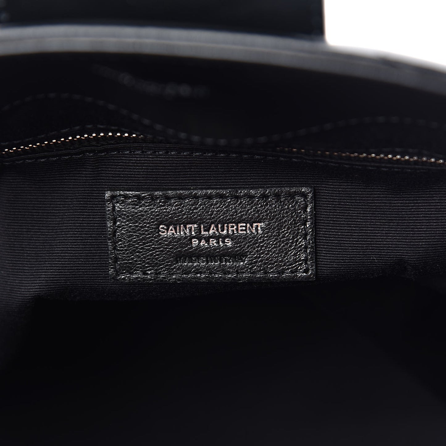 Calfskin Y Quilted Monogram Large Loulou Shopper Black