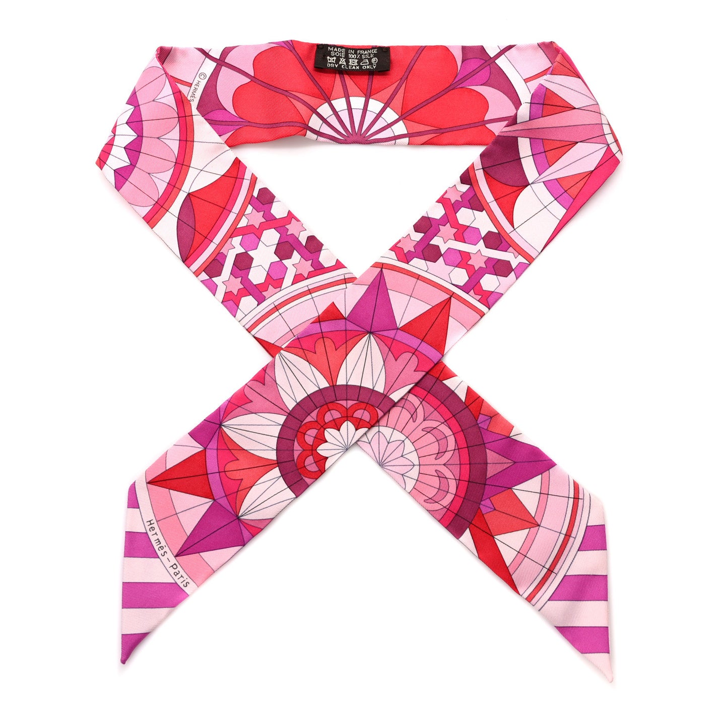 Silk Rose de Compas Twilly Fuchsia Prune Rouge
