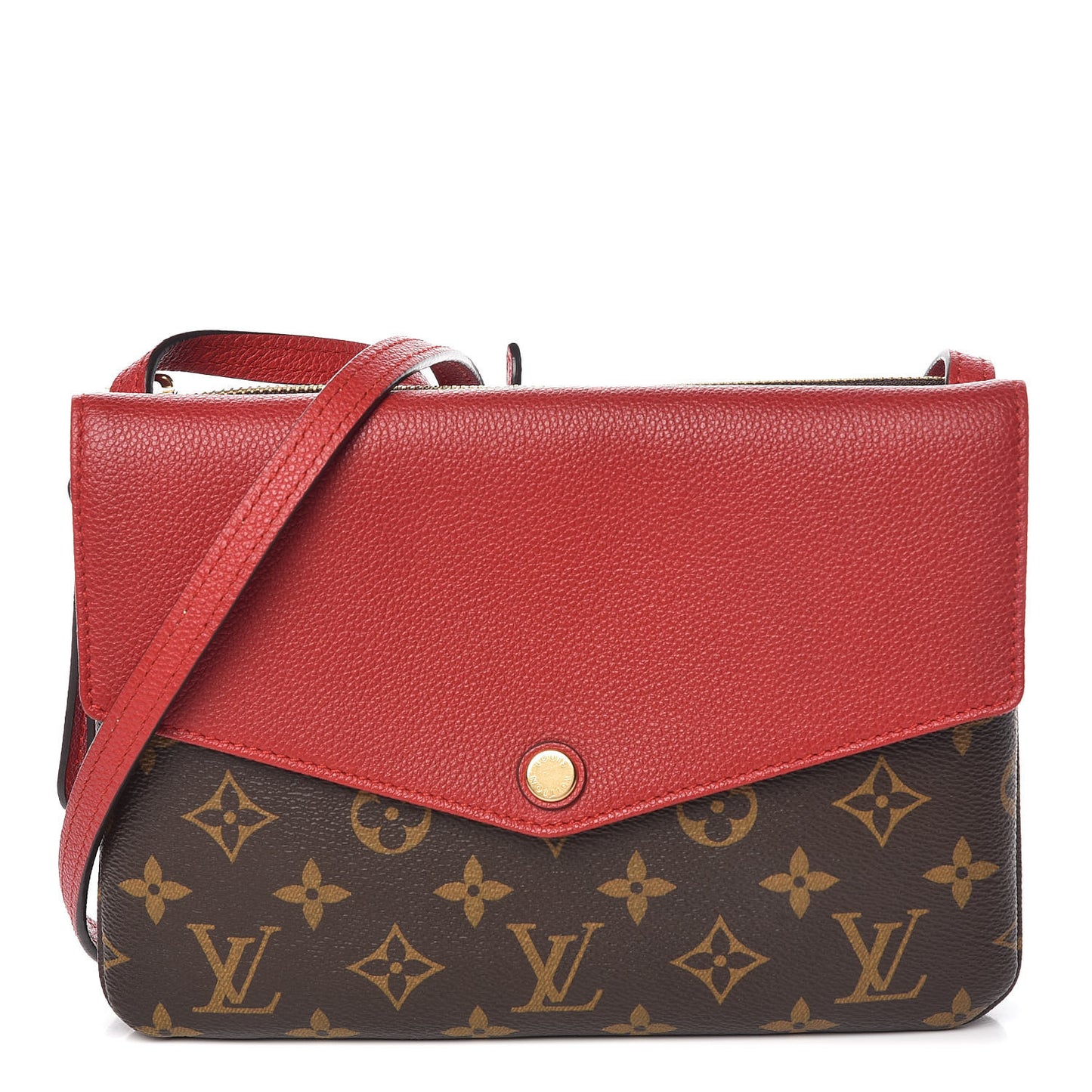 Monogram Twice Pochette Cherry