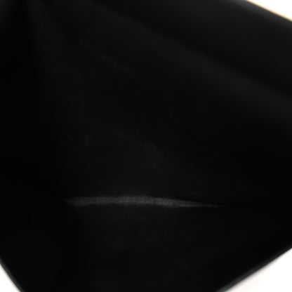 Alexander McQueen Calfskin Studded Skull Envelope Clutch Black 5 of 7