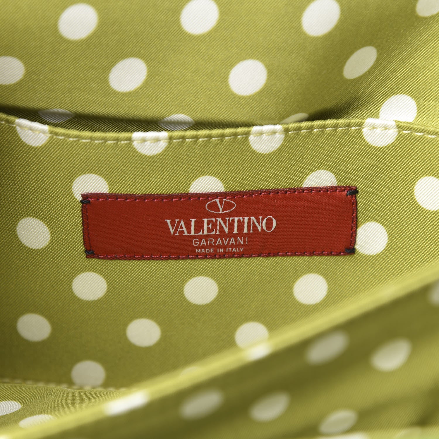 Valentino Garavani Silk Poise Va Va Voom Shoulder Bag Green Pop 6 of 12