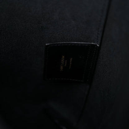 Saint Laurent Calfskin Toy Shopping Tote Black 6 of 10