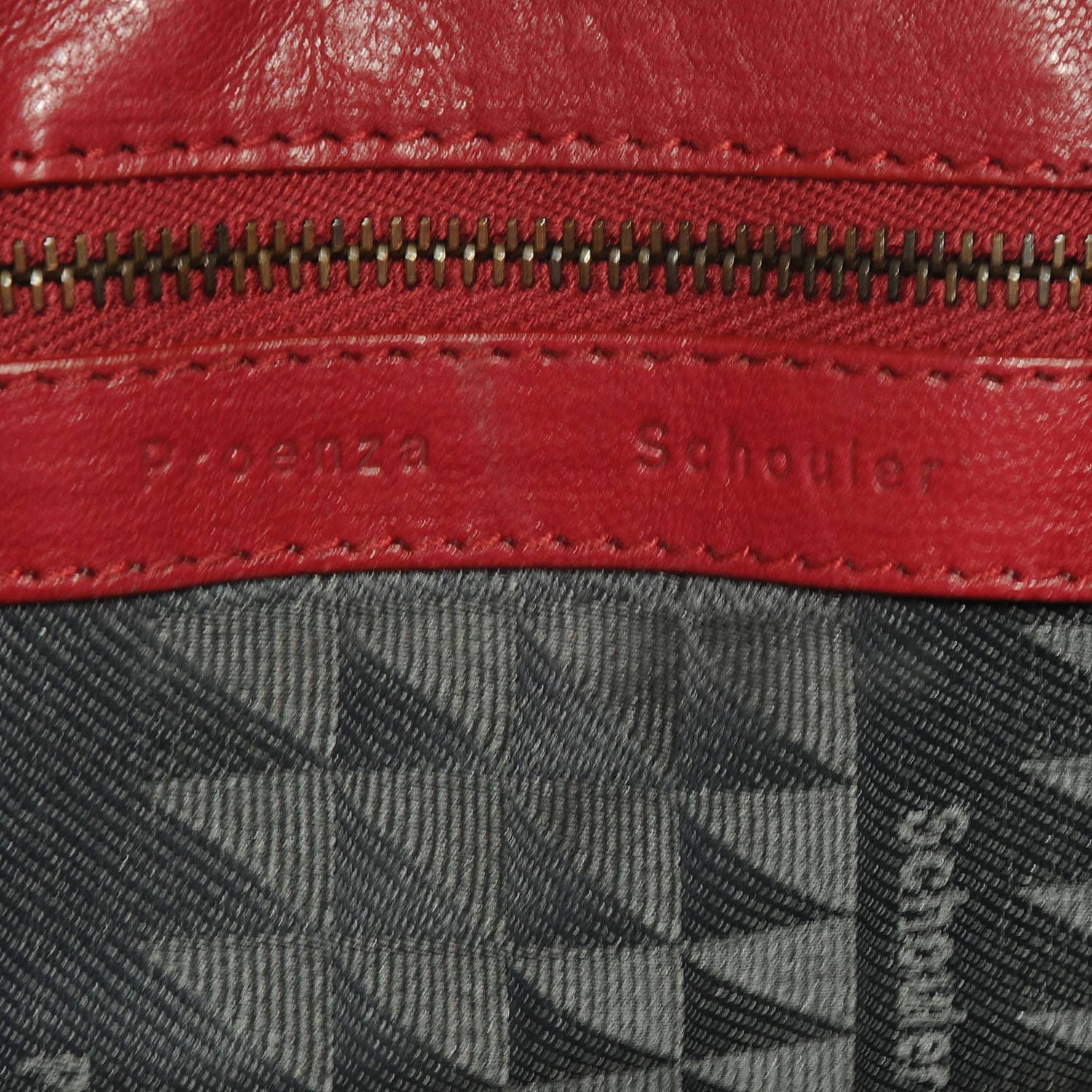 Proenza Schouler Leather PS1 Mini Pouch Messenger Bag Burgundy 6 of 8