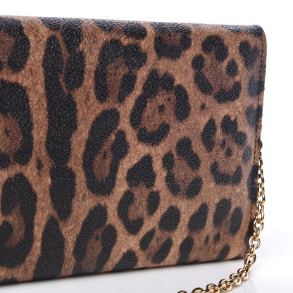 Dolce & Gabbana Dauphine Nina Flap Clutch Leopard 11 of 11