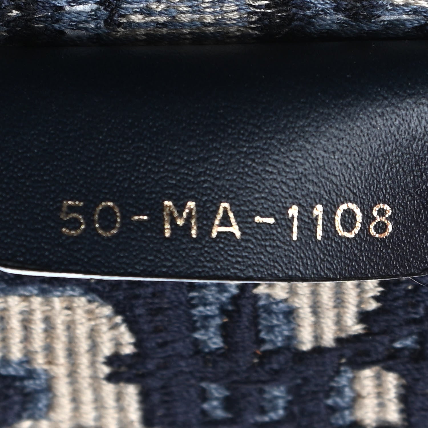 Christian Dior Oblique Book Tote Blue Multicolor 7 of 9