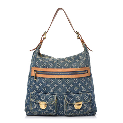 Louis Vuitton Denim Baggy GM Blue 1 of 9