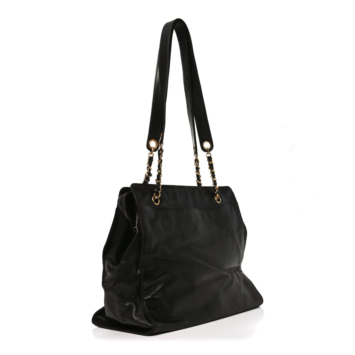 Chanel Lambskin CC Shoulder Bag Black 3 of 10