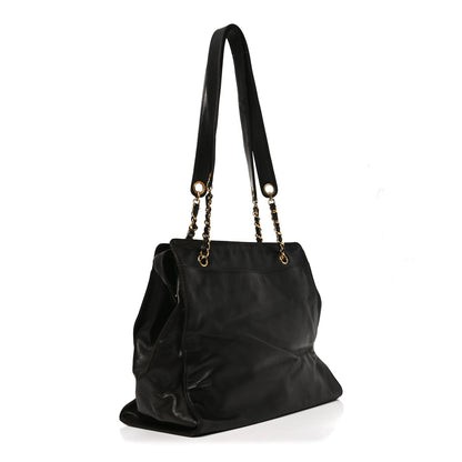 Chanel Lambskin CC Shoulder Bag Black 3 of 10