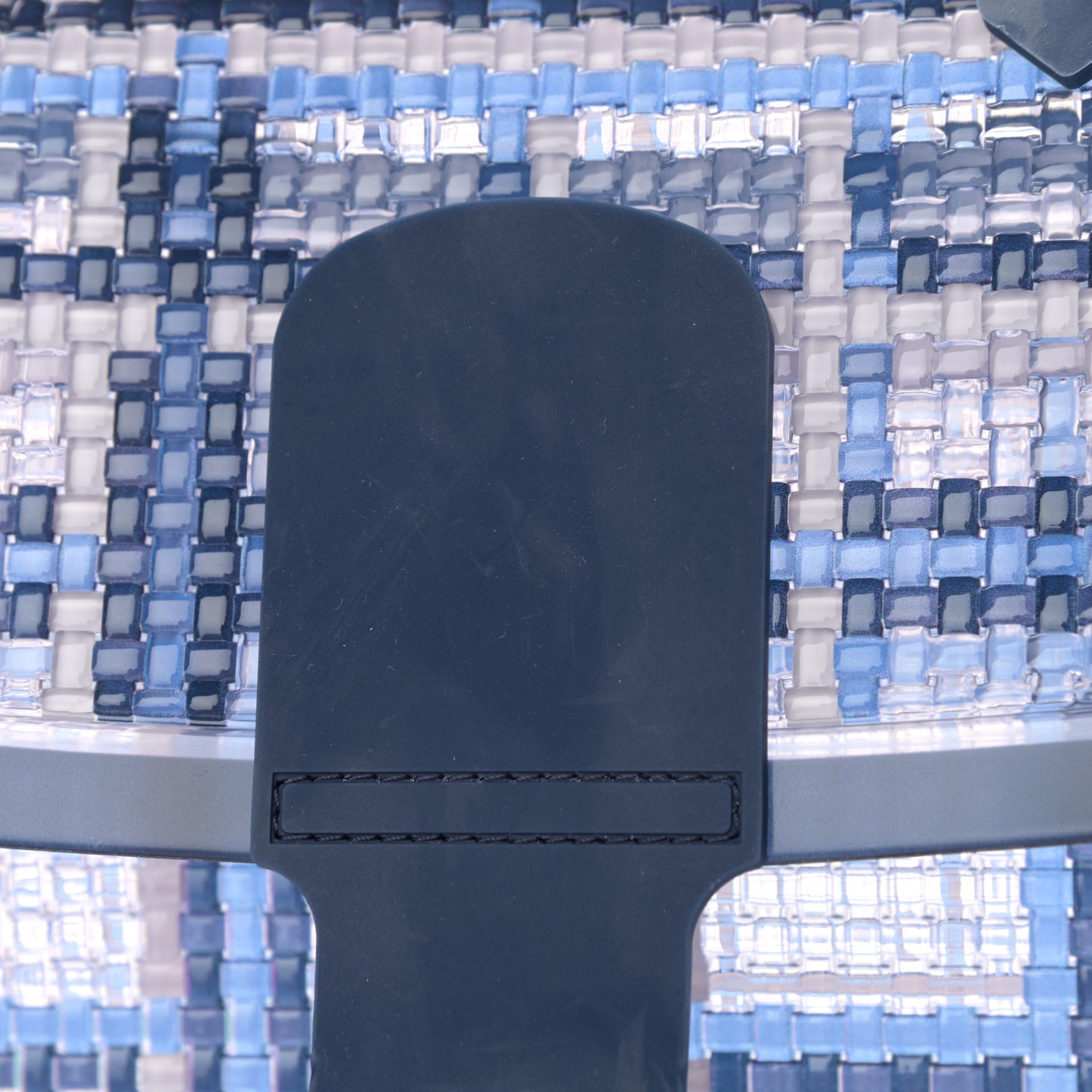 Vinyl Gingham The Dreamer MM Brillant Satchel Navy
