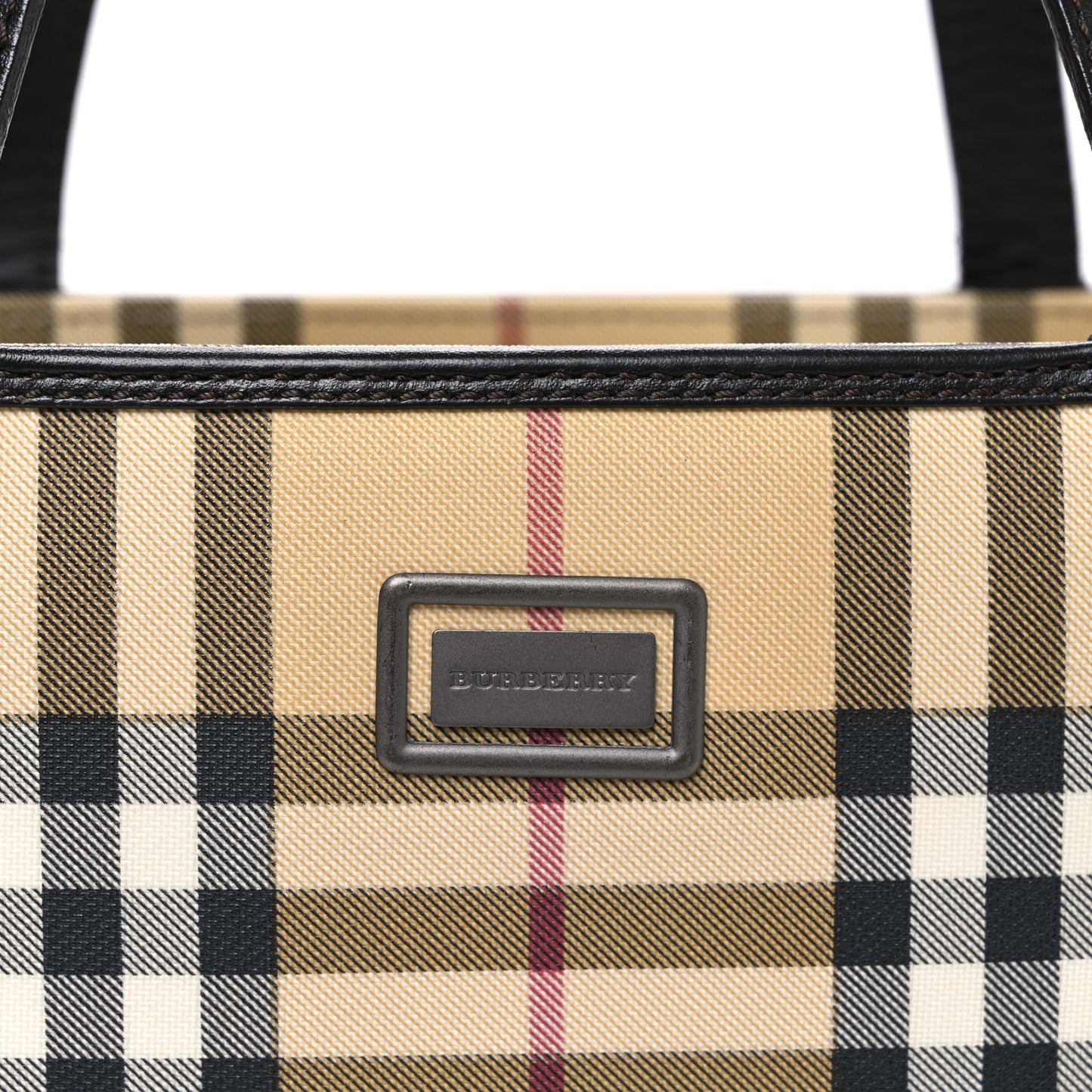 House Check Small Tote Archive Beige