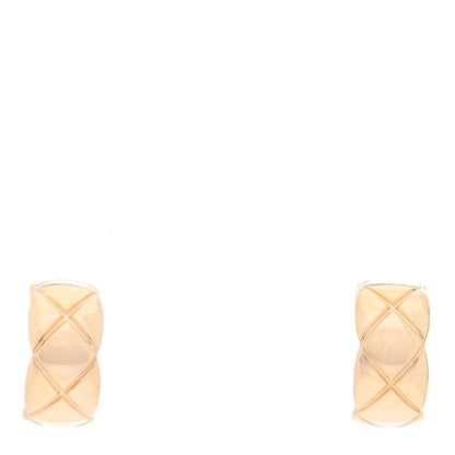 Chanel 18K Yellow Gold Coco Crush Earrings 1 of 5