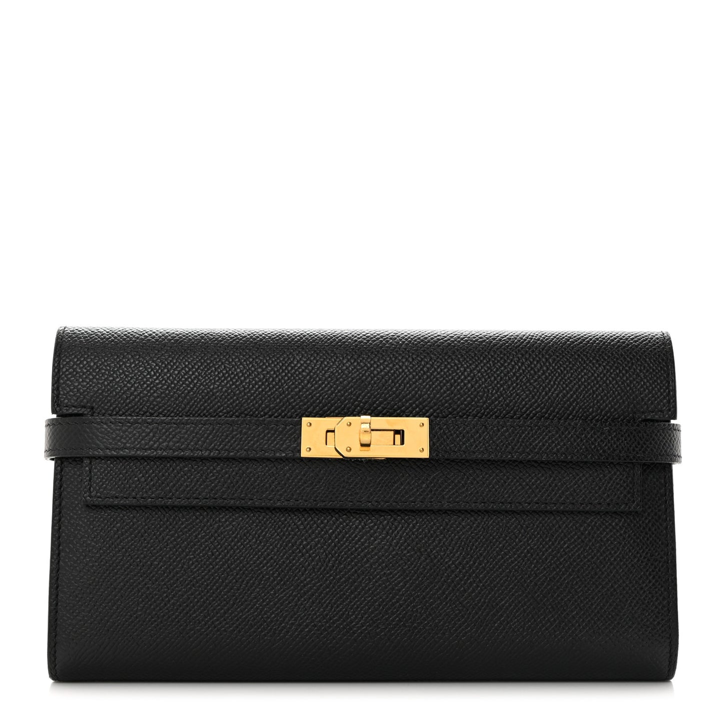 Epsom Kelly Longue Wallet Black