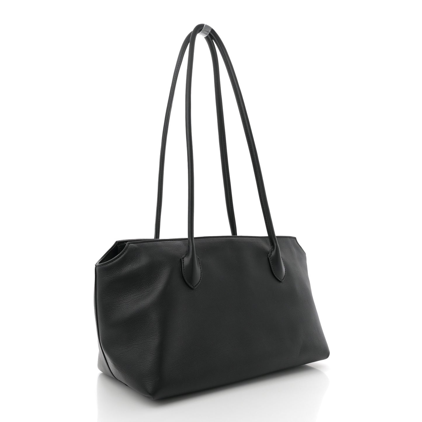 Grained Calfskin Terrasse Bag Black