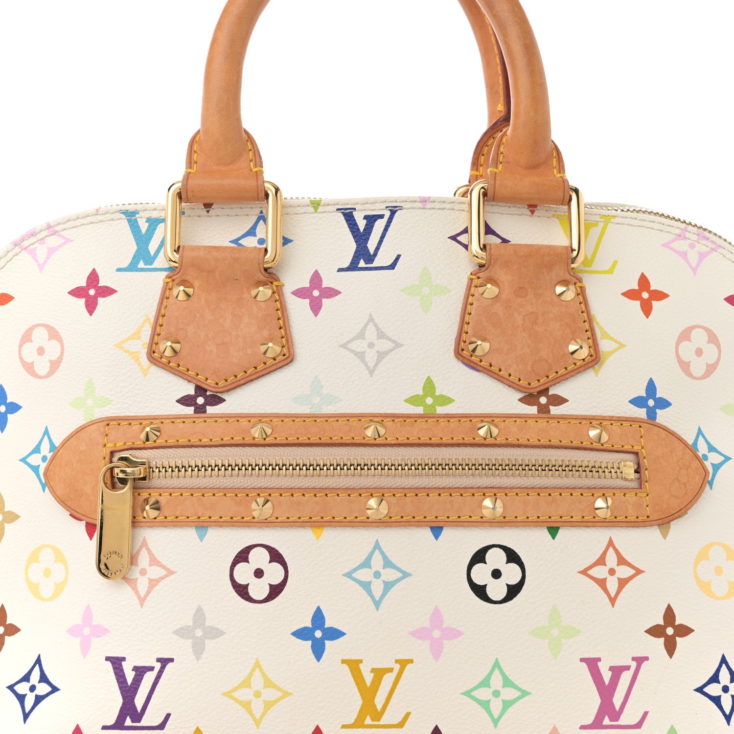 Louis Vuitton Monogram Multicolor Alma White 7 of 12