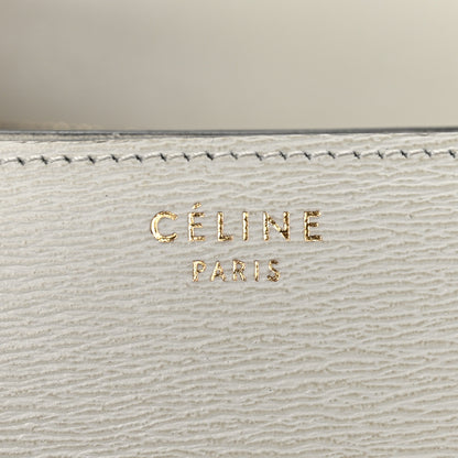 Celine Liege Calfskin Medium Classic Box Flap Bag Pale Grey 8 of 11