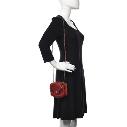 Chanel Lambskin Quilted WOC Mini Flap Red 2 of 19
