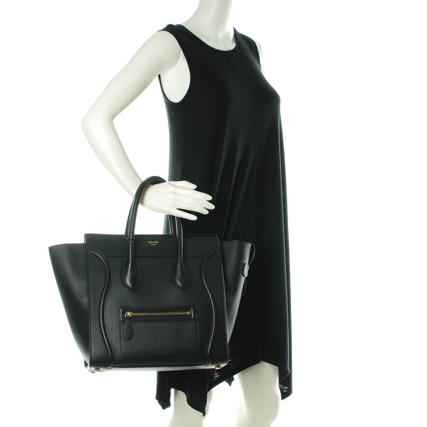 Smooth Calfskin Mini Luggage Black