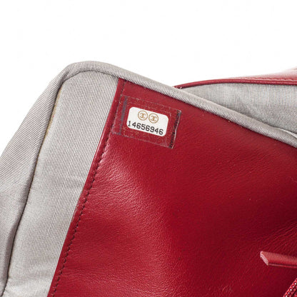 Chanel Patent Quilted Brilliant Wallet On Chain WOC Red 8 of 9