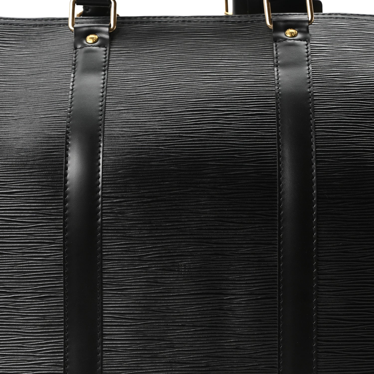Louis Vuitton Epi Keepall 50 Black 6 of 8